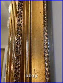 Huge Vintage Antique Style Ornate Gold Gilt mirror. Hairdresser Or Restaurant
