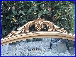 Large Antique/Vintage Style Wooden Overmantle Mirror