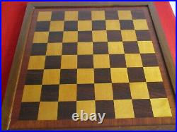 Large Vintage Chessboard 55cms 5.7cm Squares Antique chess