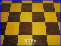 Large Vintage Chessboard 55cms 5.7cm Squares Antique chess