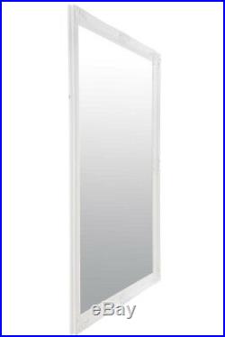 Large Wall Mirror Extra White Full Length Vintage Bevelled 5Ft6X3Ft6 164cmX102cm