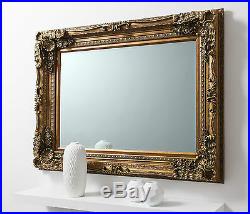 Louis Ornate Shabby Chic Vintage Large French Wall Mirror Gold 35 X 47