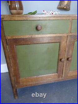 Lovely Vintage Wood Wooden 1950's Cupboard Cabinet Sideboard Drawers