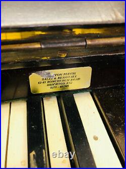Made 1931-1940 Antique Monington & Weston London Vintage Piano Dark Wood Walton