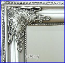Marco Antique SILVER Ornate Full Length Floor Leaner Wall Mirror 63 x 29 XL