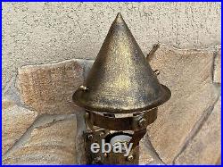 Medieval Sconce Castle Viking Antique Lamp Vintage Light Porch