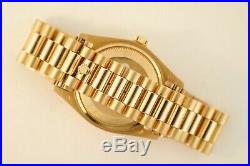 Men's Rolex Day-Date 18038 President Spanish Day Wheel 18K Yellow Gold Year 1980