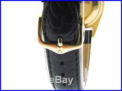 Mens Rolex Day-Date President 18K Yellow Gold Watch Quickset Black Dial 18038