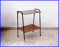 Mid Century Italian Table 1950s Design Vintage Shelving Unit Modernist Furniture