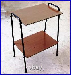 Mid Century Italian Table 1950s Design Vintage Shelving Unit Modernist Furniture