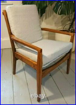 Mid Century Retro Vintage Cintique Arm Chair Lounge Danish Style