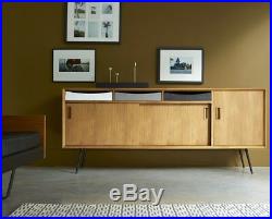 Mid Century Sideboard Vintage Danish Furniture Solid Teak Wood Large Retro Unit