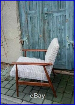 Mid Century Vintage Danish Style Armchair 1960s