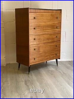 Midcentury Chest of Drawers Tall Boy Vintage (delivery available)
