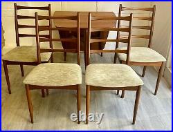 Midcentury Table & Chairs Greaves & Thomas Vintage Teak (delivery available)