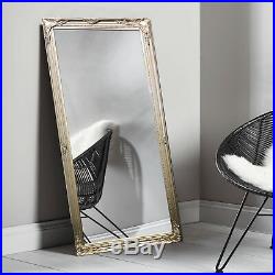 Modern Vintage French Style Length Floor Wall Shabby Chic Decor Mirror Antique