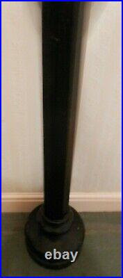 PLANT STAND VINTAGE ANTIQUE ART DECO TALL BLACK WOOD collect from London E4 7AU
