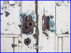Pair of Vintage Rustic Indian Hardwood Garden Gate Doors (MILL 872/14)