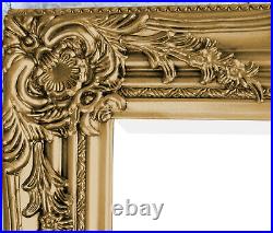 Portland Full Length Ornate Large Vintage Wall Leaner Gold Mirror 160cm x 72cm