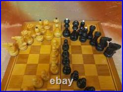 Rare 1960s USSR Soviet Vintage Chess Tournament Wood Antique Old Russian
