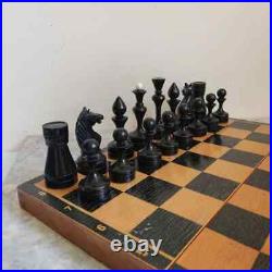 Rare 1970s USSR Soviet Tournament Chess Big Vintage Antique Wood Old Russian 40A