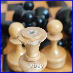 Rare 1970s USSR Soviet Tournament Chess Big Vintage Antique Wood Old Russian 40A