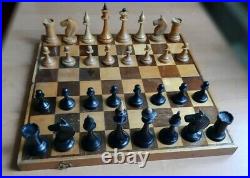 Rare Soviet USSR Chess 1950s Vintage Wood Tournament Antique Old Russian