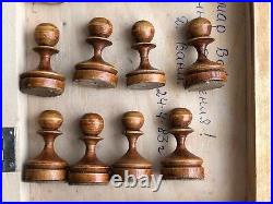 Rare Vintage USSR Soviet Russian Wooden Chess Set Board VTG Old Antique