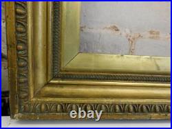 Really old picture frame antique gilt wood fits 24 inch X 16 painting