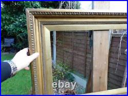 Really old picture frame antique gilt wood fits 24 inch X 16 painting