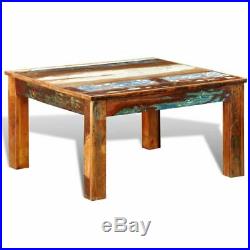 Reclaimed Home Furniture Vintage Wood Square Coffee Table Square Tea Table