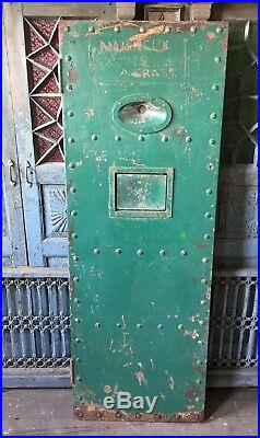 Reclaimed Vintage Old Victorian Police Jail Prison Cell Door