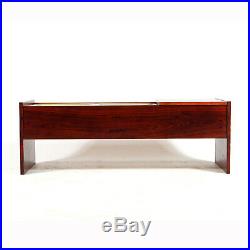 Retro Vintage Danish Rosewood Side Coffee Planter Table 1960s 70s Plant Pot Herb