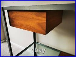 Robin Day Habitat Vintage MID Century Modular Console Table Glass Wood Very Rare