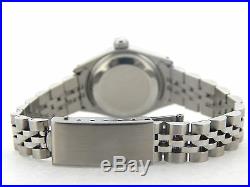 Rolex Date Lady Stainless Steel & 18K White Gold Watch Jubilee Silver Dial 6917
