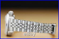 Rolex Ladies Diamond Datejust 18k White Gold & Steel Blue Diamond Dial Watch