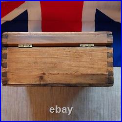 Royal Navy Wooden Sailors Ditty Box