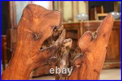 Sculpture wood furniture vintage antique style decoration statue root 900