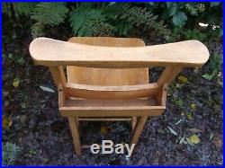 Set of 4 Wooden Chapel Chairs/Church Chairs with bible box Dining/Pub/Bar etc