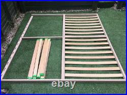 Slatted bed base 4ft6 x 6ft3 Double Birch Wood Orthopedic Easy Assembly Vintage