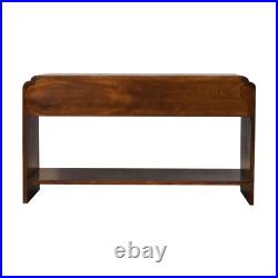 Solid Wood Console Table 2 Drawers Italian Vintage Antique Entryway Side Table
