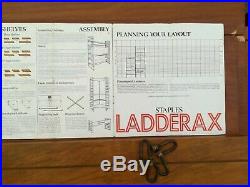 Staples Ladderax Shelving System Room Divider Cabinet 2 Bay Vintage Mid Century