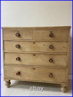Stunning Antique Victorian Large Chest Of Drawers