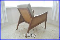 Stunning Vintage Danish Teak & Rattan Hvidt & Molgaard Lounge Chair