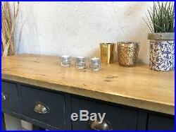 Stunning Vintage Old Pine Console Table/ Hallway Table/ Kitchen Island Unit