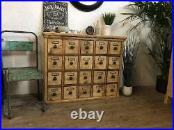 Stunning Vintage Pine Apothecary Chest / Merchants Chest / Multi Drawer Unit