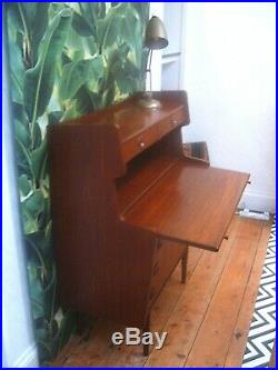 Top Danish Bureau Cabinet Desk Mid Century Vintage Retro Restored / Delivery