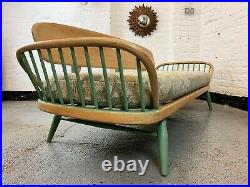 UK DELIVERY, Vintage Mid Century Ercol Studio Day Bed / Sofa Elm Retro chair