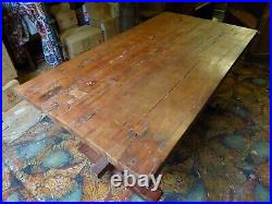 VINTAGE DINING TABLE. INCREDIBLE HAND MADE ONE OFF. Unique, Stunning & Heavy