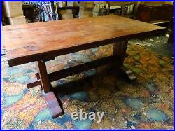 VINTAGE DINING TABLE. INCREDIBLE HAND MADE ONE OFF. Unique, Stunning & Heavy